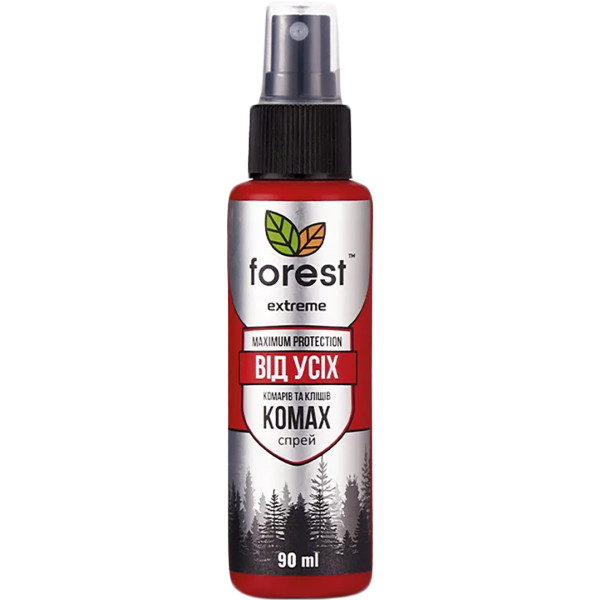Фото - Спрей от насекомых Forest репеллент Extreme от всех летающих и ползающих насекомых 90 мл (FR00754)