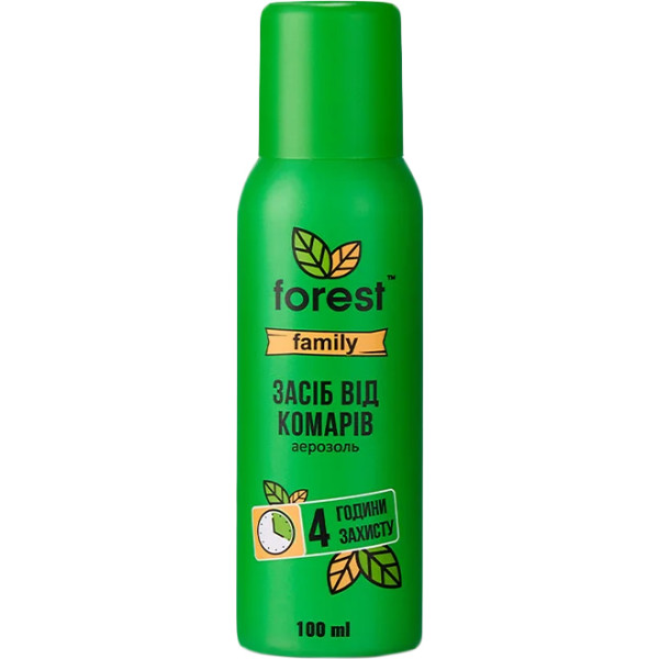 Фото - Спрей от насекомых Forest репеллент Family от комаров 100 мл (FR00273)