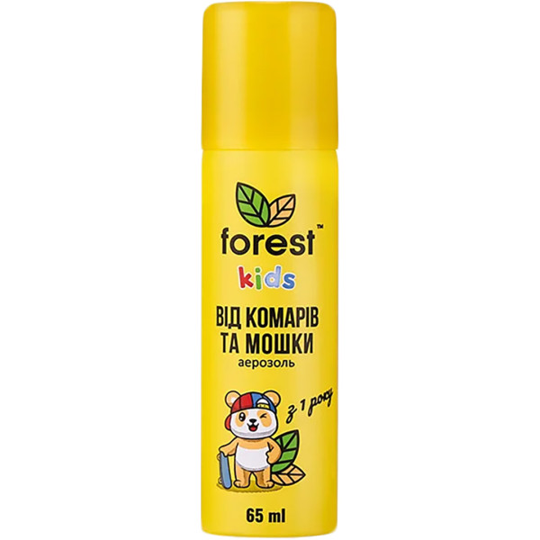 Фото - Спрей от комаров для детей Forest репеллент Kids от мошки 65 мл (FR00457)