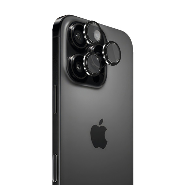 Фото - Защитное стекло для смартфона ILera FocusPro Lens for iPhone 16 Pro / 16 Pro Max Black Titanium (iLFPBl16PR)