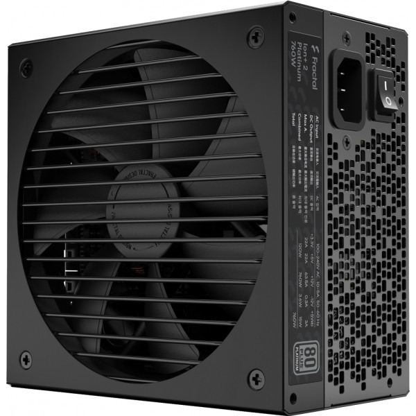 Фото - Блок питания для ПК Fractal design Ion + 2 Platinum 760W (FD-P-IA2P-760-EU)