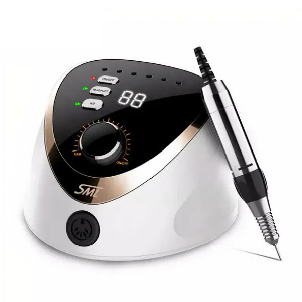 Фото - Маникюрный набор аппаратный SML Nail Sander M12 с педалью White
