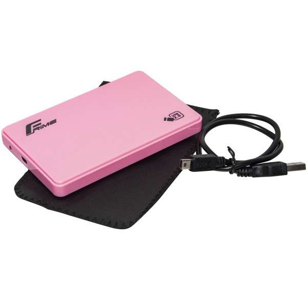 Фото - Внешний карман Frime 2,5'' USB 2.0, Pink (FHE12.25U20)