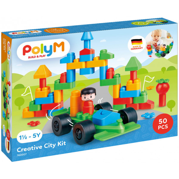 Фото - Пластиковый конструктор PolyM Город 50 деталей (760007) Фото - Пластиковый конструктор PolyM Город 50 деталей (760007)