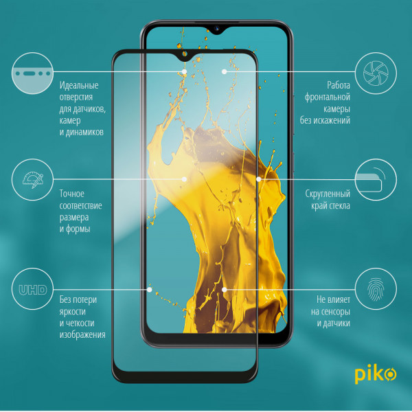 Фото - Защитное стекло для смартфона Piko Full Glue for RealMe C11 (1283126503856)