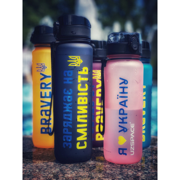 Фото - Бутылка для воды UZspace 3038 Frosted 1000 мл бордовая