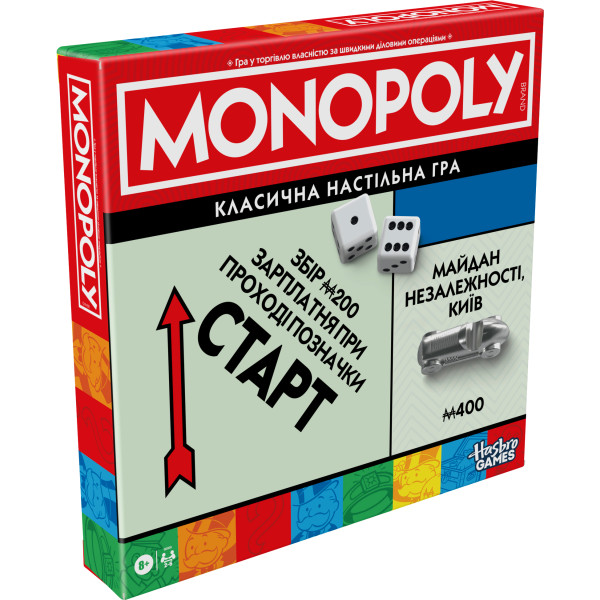 Фото - Настольная игра (8+) Hasbro MONOPOLY Классическая (G0009)
