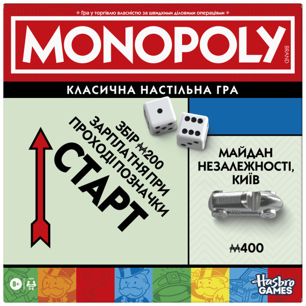 Фото - Настольная игра (8+) Hasbro MONOPOLY Классическая (G0009)