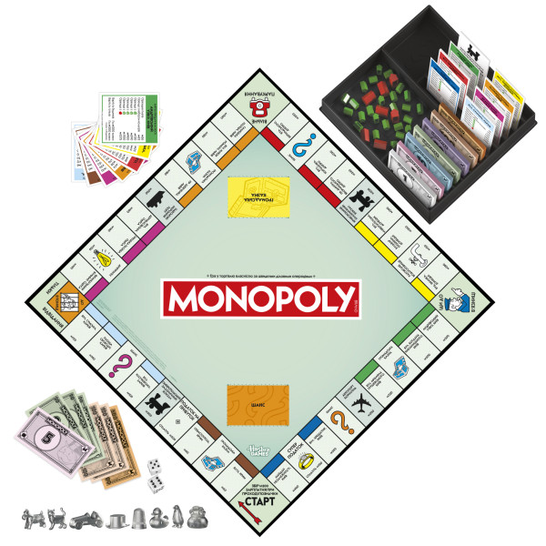Фото - Настольная игра (8+) Hasbro MONOPOLY Классическая (G0009)