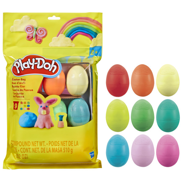 Фото - Наборы для лепки Hasbro Play-Doh ''Пасхальный набор'' 9 яиц (G0391)