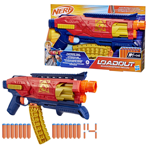 Фото - Бластер многозарядный Hasbro Nerf Loadout Shadowspeed Recon (G1759)
