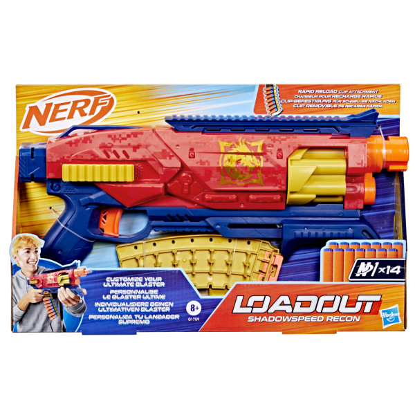 Фото - Бластер многозарядный Hasbro Nerf Loadout Shadowspeed Recon (G1759)