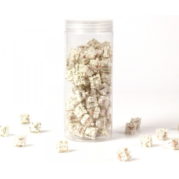 Фото - Набор переключателей для клавиатуры Keychron Gateron G Pro White,Two-Stage Spring 110 шт. (G17_KEYCHRON)