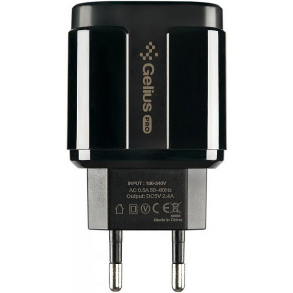 Фото - Сетевое зарядное устройство Gelius Pro Avangard GP-HC06 2USB 2.4A Black