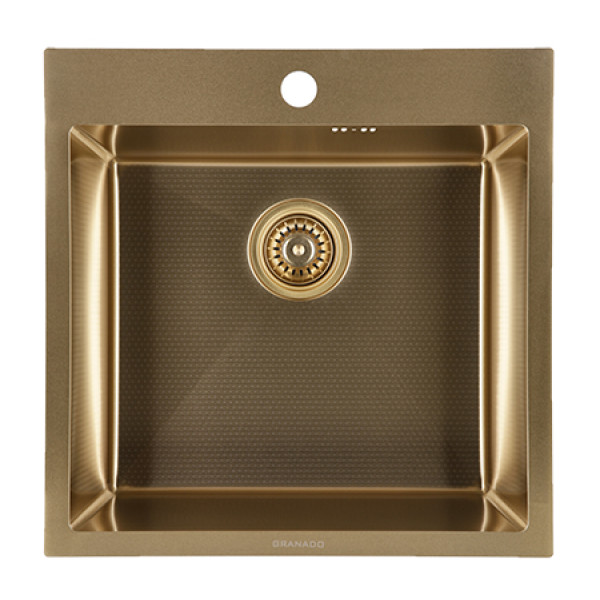 Фото - Мойка кухонная GRANADO Galera S201 gold honeycomb
