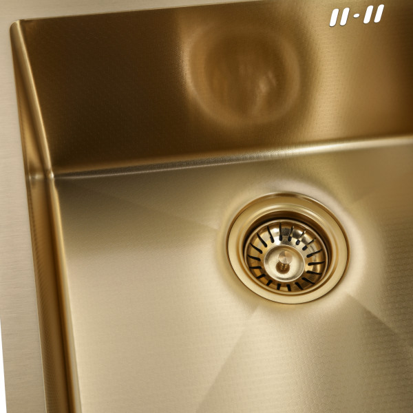 Фото - Мойка кухонная GRANADO Galera S201 gold honeycomb