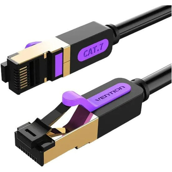 Фото - Кабель патч-корд Vention CAT7 SFTP Ethernet 10 м Black (ICDBL)
