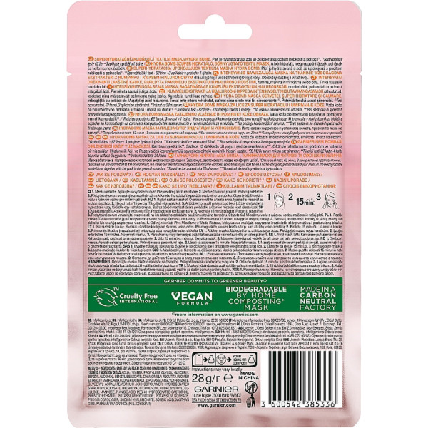 Фото - Маска для лица Garnier Skin Naturals Увлажнение и Комфорт 28 г (3600542385336)