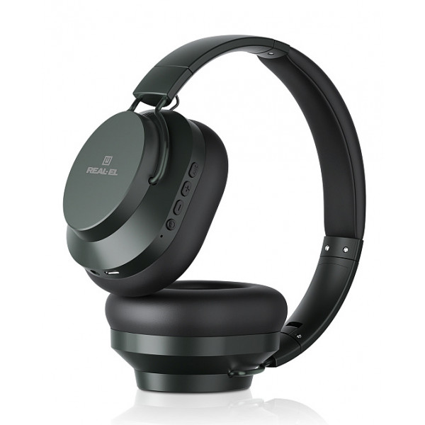 Фото - Наушники накладные беспроводные REAL-EL GD-865 Dark Green (EL124100057)