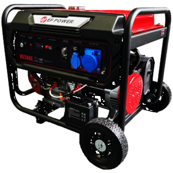 Фото - Генератор бензиновый EF POWER V6500Е (un600)