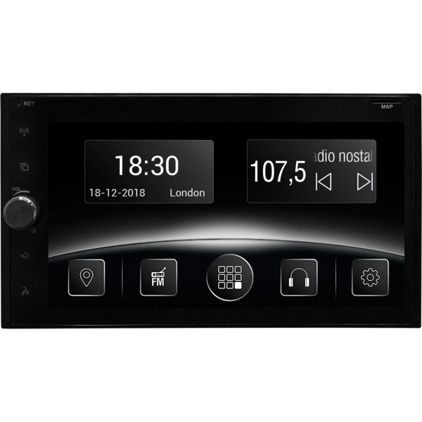 Фото - Штатная магнитола Gazer CM6507-100S for Universal 6.95 Full touch - 17 8x100