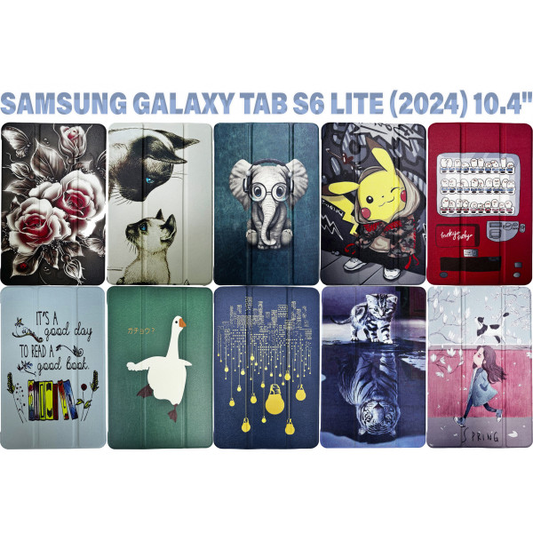 Фото - Чехол для планшета BeCover Smart Case for Samsung Galaxy Tab S6 Lite (2024) 10.4" P620/P625/P627 Pikachu (711292)