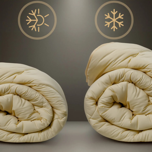 Фото - Одеяло всесезонное полуторное MirSon Шелковые №1647 Eco Light Krem (2200002652865)