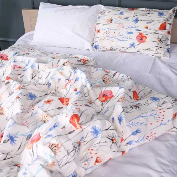 Фото - Комплект постельного белья детский MirSon 110х140 см 17-0814 Poppies Бязь (2200011495934)