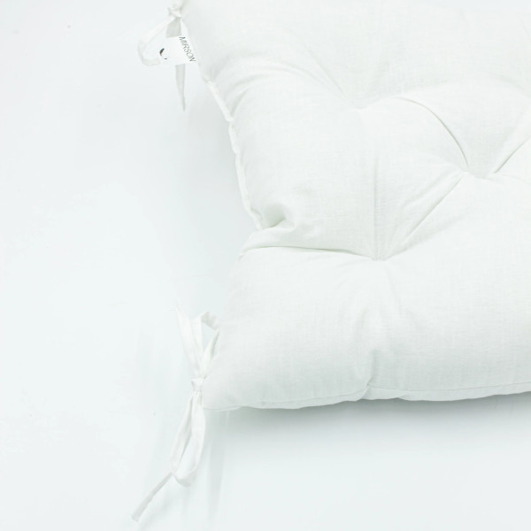 Фото - Подушка для стула MirSon Ranforce Elite 11-2107 White 40х50 см (2200006275824)