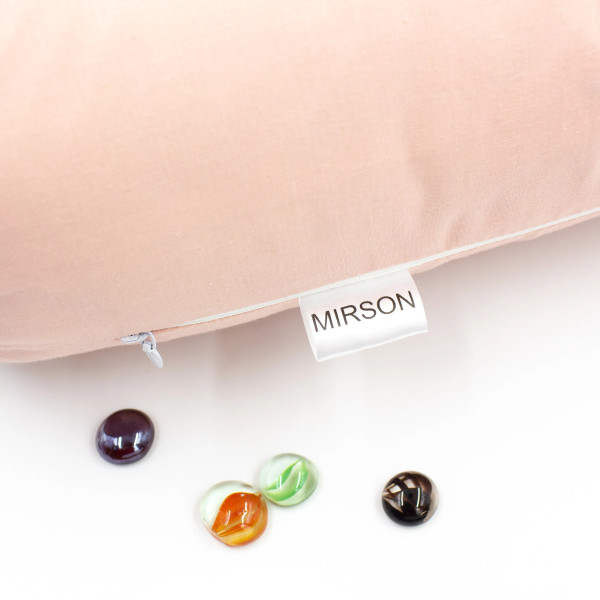 Фото - Подушка валик MirSon №8506 Naturale Line 14-1312 Domiano 50% Memory 70х20 см (2200006341697)