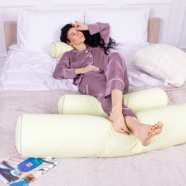 Фото - Подушка валик MirSon №8115 Naturale Line 12-0525 Tiziana EcoSilk 60х16 см (2200006248309)