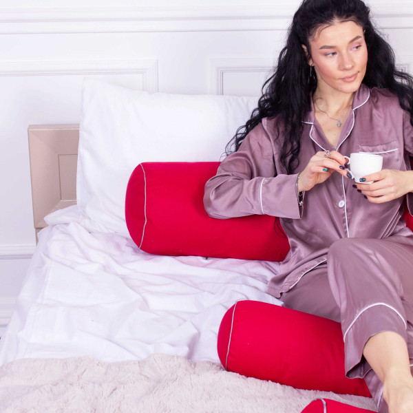 Фото - Подушка валик MirSon №8120 Naturale Line 19-1655 Edmonda EcoSilk 70х20 см (2200006248637)