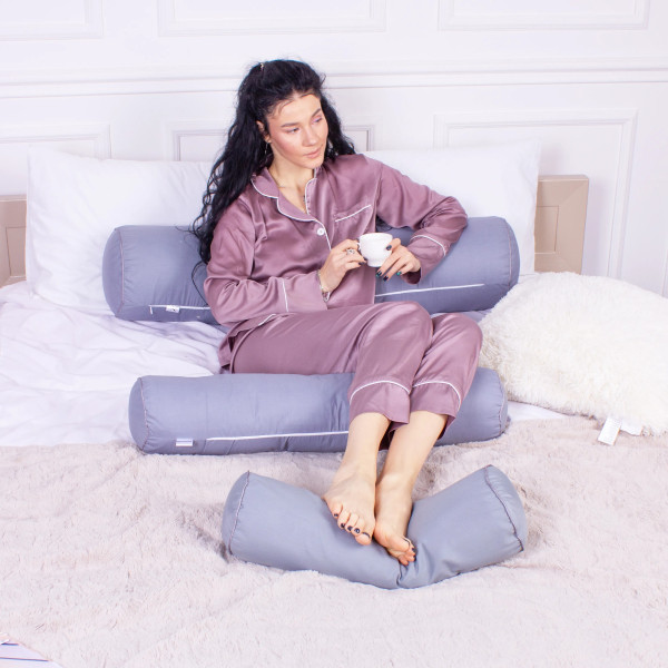 Фото - Подушка валик MirSon №8107 Naturale Line 16-5803 Geronimo EcoSilk 60х16 см (2200006247821)