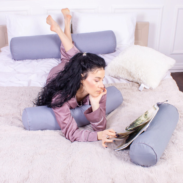 Фото - Подушка валик MirSon №8107 Naturale Line 16-5803 Geronimo EcoSilk 60х16 см (2200006247821)