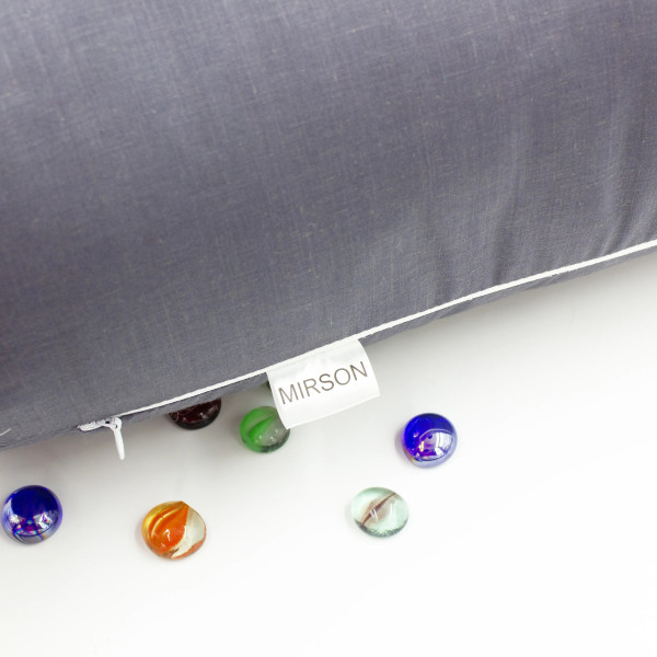 Фото - Подушка валик MirSon №8502 Naturale Line 16-5803 Geronimo 50% Memory 70х20 см (2200006341451)