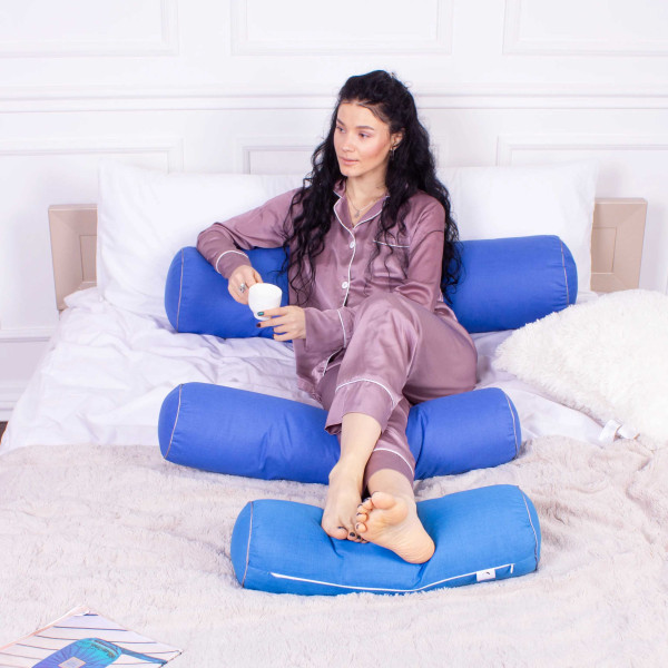 Фото - Подушка валик MirSon №8122 Naturale Line 19-4150 Ofelia EcoSilk 100х16 см (2200006248767)