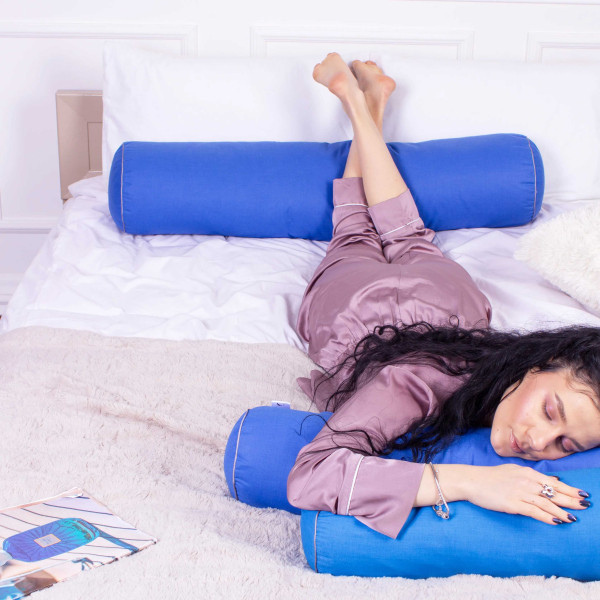 Фото - Подушка валик MirSon №8122 Naturale Line 19-4150 Ofelia EcoSilk 100х16 см (2200006248767)