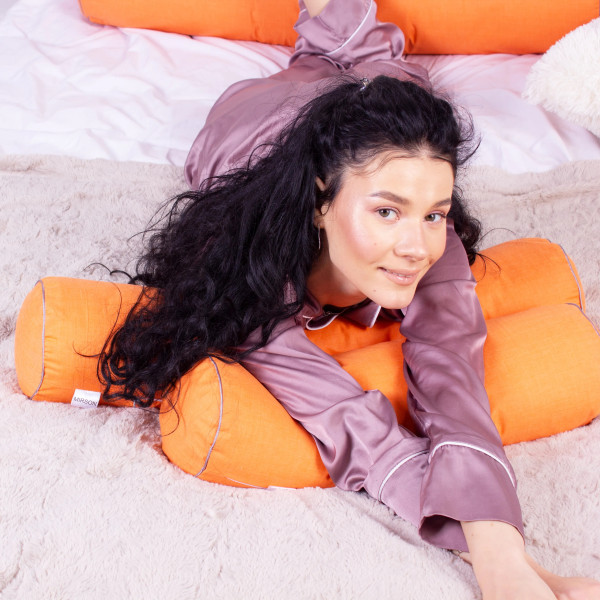 Фото - Подушка валик MirSon №8124 Naturale Line 16-1364 Palermo EcoSilk 15x50 см (2200006199908)