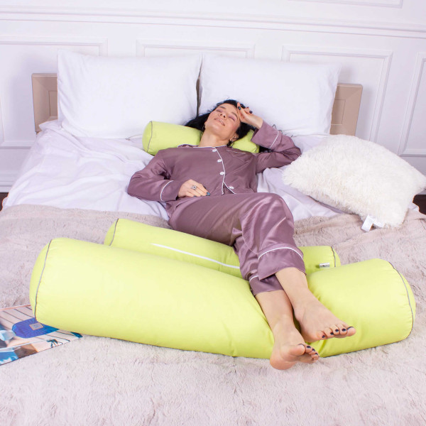 Фото - Подушка валик MirSon №8116 Naturale Line 12-0714 Daniela EcoSilk 60х16 см (2200006248361)