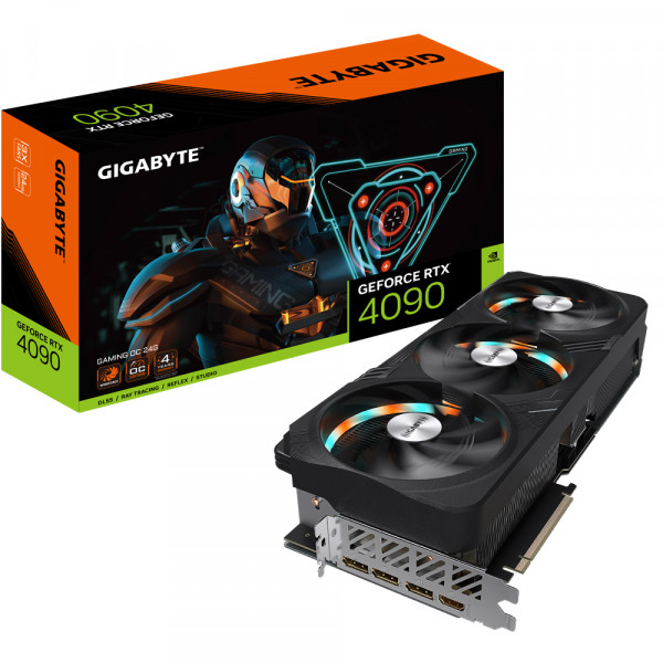 Фото - Видеокарта Gigabyte Nvidia GeForce RTX 4090 GAMING OC 24G (GV-N4090GAMING OC-24GD)