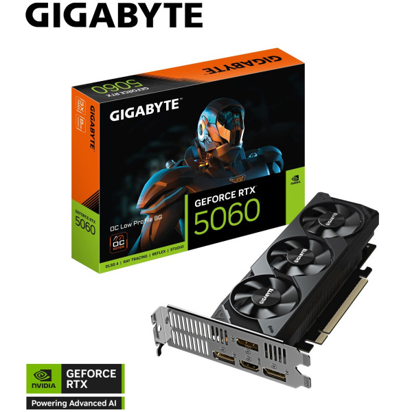 Фото - Видеокарта Gigabyte NVIDIA RTX5060 8GB OC (GV-N5060OC-8GL)
