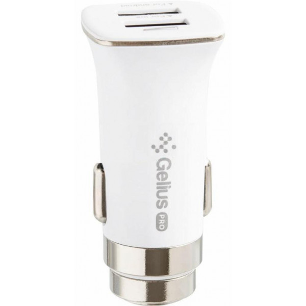 Фото - Автомобильное зарядное устройство Gelius Pro Apollo GP-CC01 2xUSB 3.1A White (71432) Фото - Автомобильное зарядное устройство Gelius Pro Apollo GP-CC01 2xUSB 3.1A White (71432)