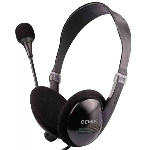 Фото - Гарнитура проводная Gemix HP-120MV Black