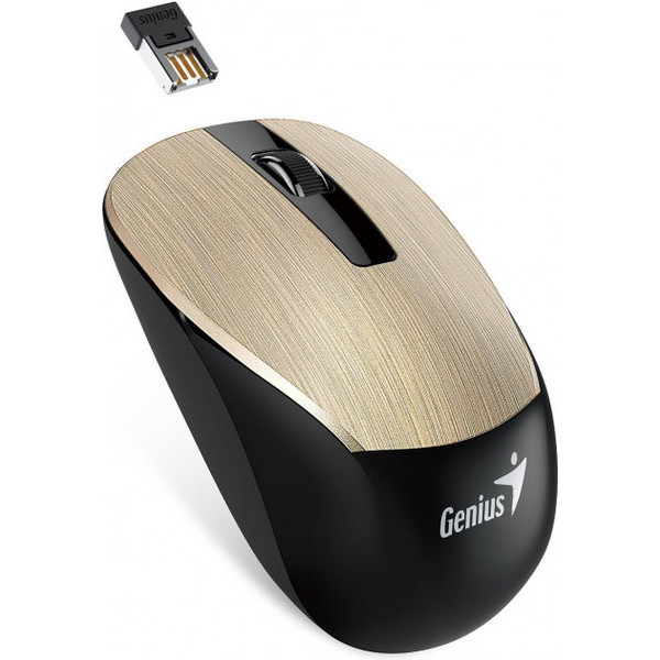 Фото - Мышь беспроводная Genius NX-7015 Gold UKR (31030015402)