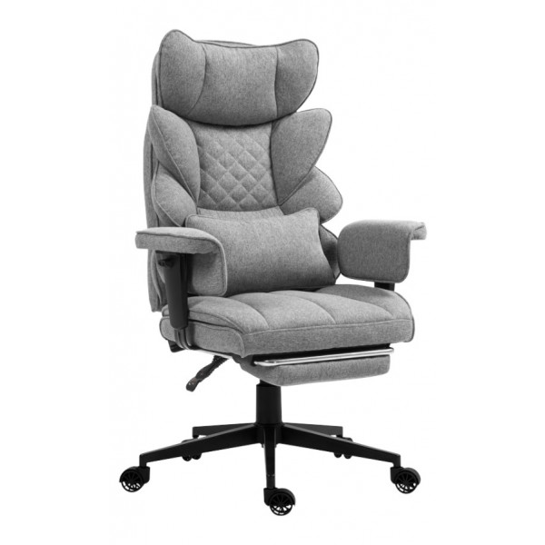 Фото - Кресло офисное GT Racer B-2511 Fabric Gray Фото - Кресло офисное GT Racer B-2511 Fabric Gray