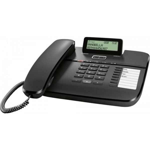 Фото - Телефон шнуровой Gigaset DA810A Black (S30350-S214-N101)