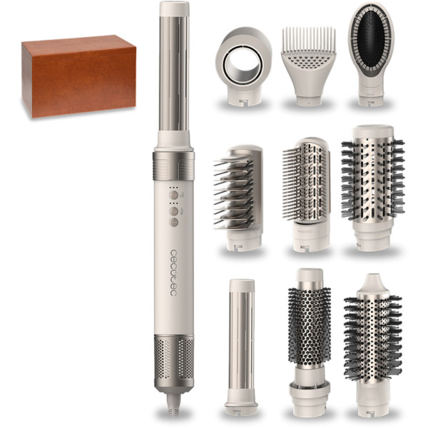 Фото - Стайлер Cecotec Bamba CeramicCare 10in1 AirGlam Champagne (CCTC-00246)