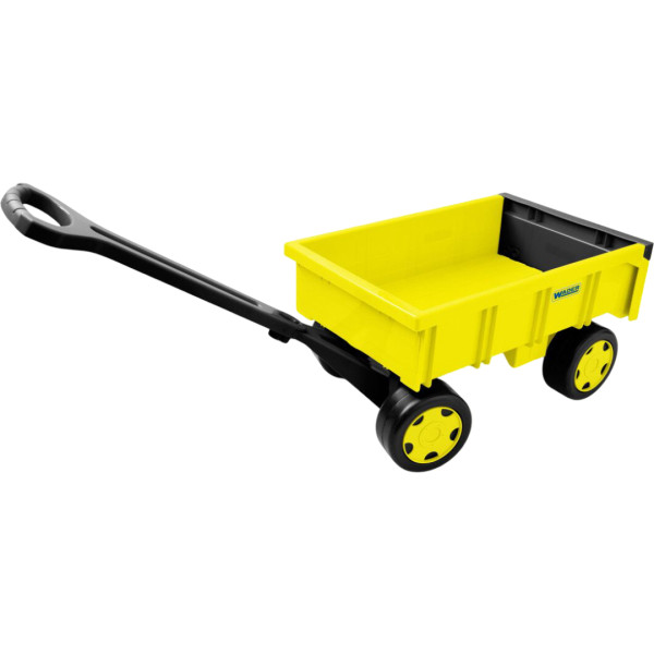 Фото - Тележка для игры в песочнице Wader Игрушка-тележка желтая (10963)