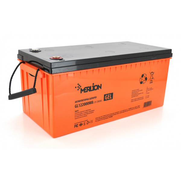 Фото - Аккумулятор для ИБП Merlion 12 V 200 Ah (GL122000M8)