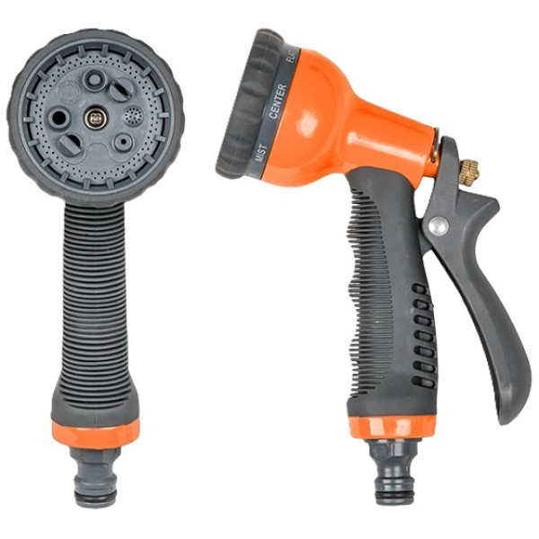 Фото - Насадка для полива BRADAS Gold Line металлический 8 функций (GL7204)